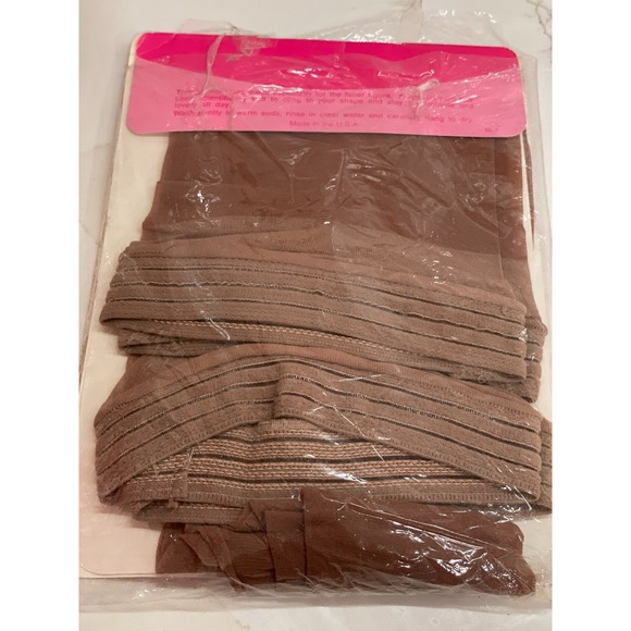 Vintage Lane Bryant Pantyhose Nylon Size 2X‎ Pack of 2 Taupe USA Made Open Pack - Picture 3 of 5